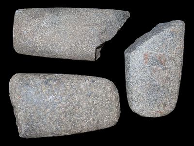 Three Large Damaged Celts, Phelps County, Missouri, Found by Jack Schriver