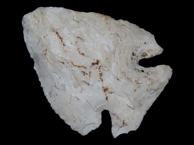 2 7/8" Thebes Point, Burlington Chert, St. Francis Co., Missouri