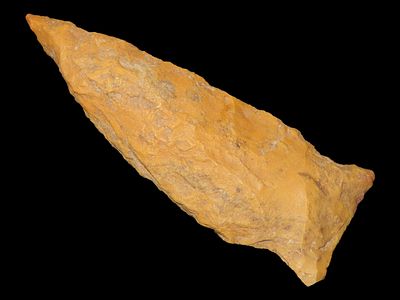2 3/8" Bayou Goula Point, Crowley Ridge Chert, Butler Co., Missouri