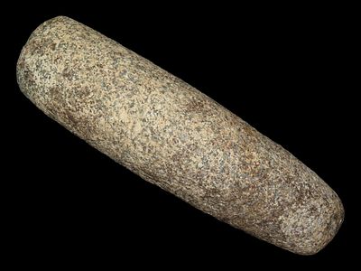 7 1/4" Granite Adze, Motley COA, Well Polished, Johnson Co., Iowa