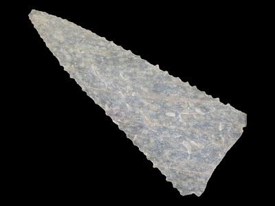2 7/8" Kirk Snapped Base, Local Chert, Fine Workmanship, Clay Co., Arkansas