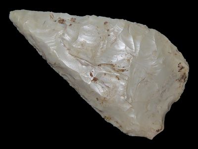 3 1/16" Stanfield Knife, Burlington Chert, St. Francis Co., Arkansas