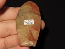 2 15/16" Clovis, Tony Putty COA, Buffalo River Chert with Brown and Red Linear Stripes, Buffalo Image - 4