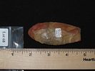 2 15/16" Clovis, Tony Putty COA, Buffalo River Chert with Brown and Red Linear Stripes, Buffalo Image - 6