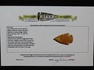 1 7/8" Brewerton Corner Notch, J. Baker COA, Crowley Ridge Cobble, Jefferson Co., Missouri, Ex. Image - 5