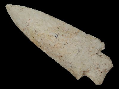 4" Hardin, White Burlington Chert