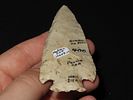 4" Hardin Point, Motley COA, Perino COA, Burlington Chert, Greene Co., Illinois, Ex. G. Image - 3
