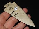 4" Hardin Point, Motley COA, Perino COA, Burlington Chert, Greene Co., Illinois, Ex. G. Image - 5