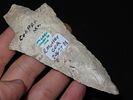 4 1/4" Dickson Point, Motley COA, Burlington Chert, Cooper Co., Missouri, Ex. Herbert MangoldImage - 5