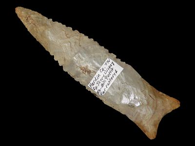 3 1/4" Dalton, Hardin Co., Tennessee, Ex. Jerry Dickey, Ex. Bill Pettit, One Ear Restored