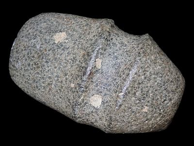 5 3/4" Three Quarter Grooved Axe, Motley & Meadows COA, Saline Co., Missouri, Ex. Jim Crawford