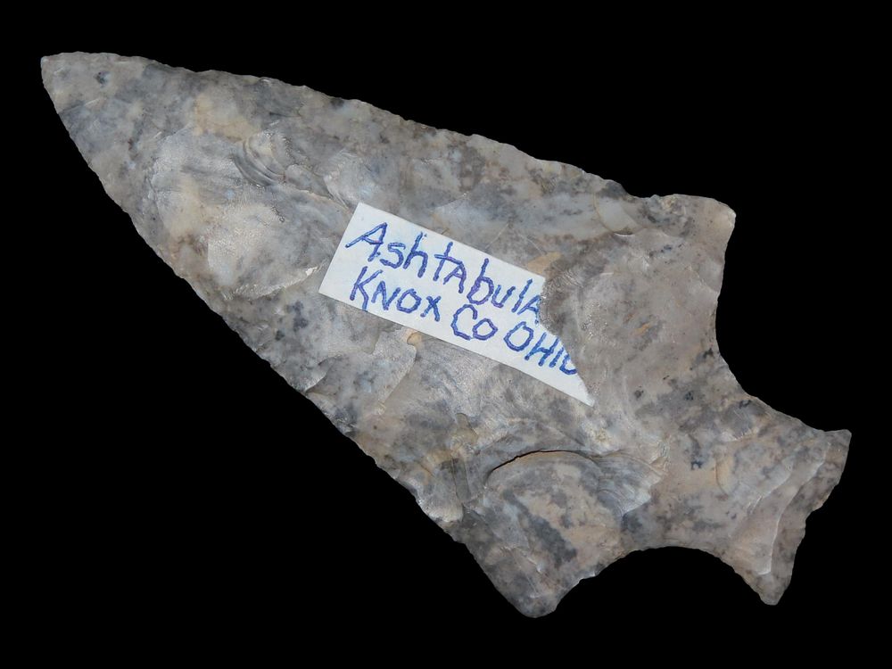 4 3/4" Ashtabula, Ohio Flint Ridge Chert, Knox Co., Ohio