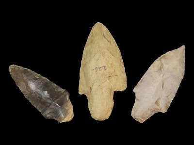 Lot of 3 Adena Points, Benton Co., Tennessee