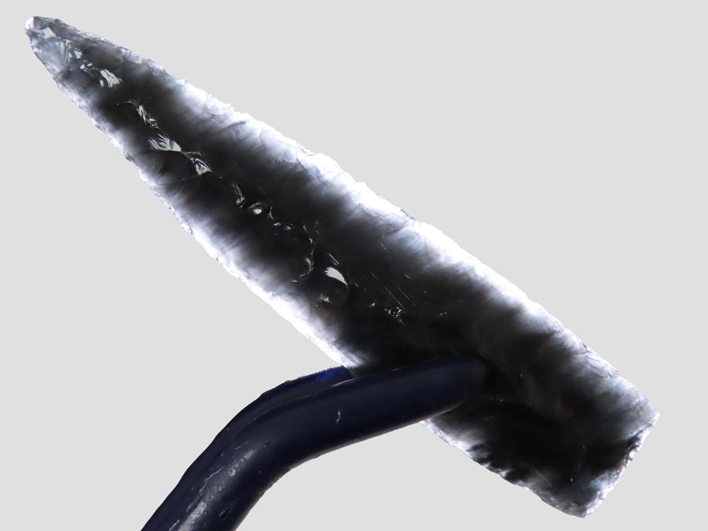 1 3/8" Obsidian Agate Basin, Lake Co., Oregon