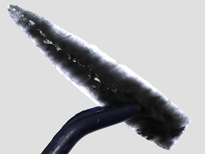 1 3/8" Obsidian Agate Basin, Lake Co., Oregon
