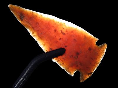 2 5/8" Chilcotin Plateau, Knife River Flint Material, Curry Co., Oregon