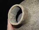6 1/2" x 7" Pottery with Half Engraved Lines, New Madrid Co., MissouriImage - 5