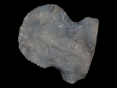 6 1/2" Large Limestone Stone Hoe or Axe, Alabama