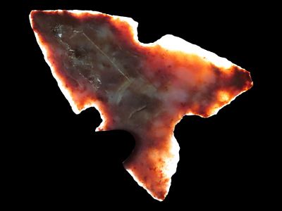7/8" Harrell Point, Found on the Matador Ranch, Punta de Agua Creek, Hartley Co., Texas