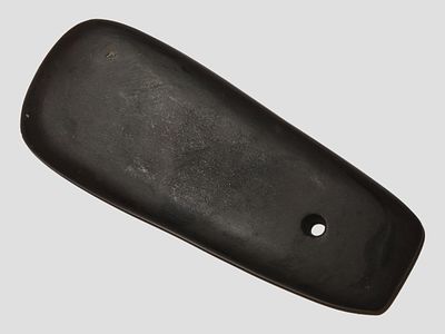 3 1/2" Banded Slate Gorget, Found in Indiana