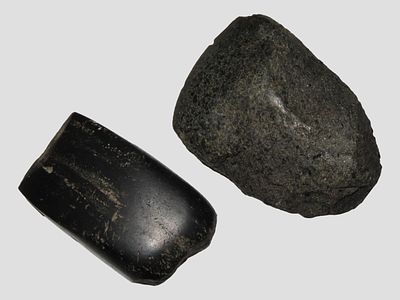 Lot of Two Pre-Columbian Celts, South America