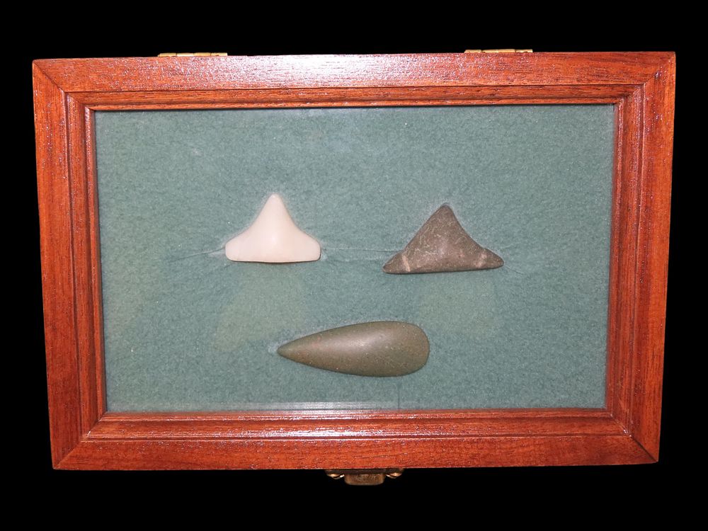 Lot of 3 Ancient Island Artifacts, Pacific Coast