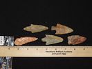 Lot of 5 Archaic/Woodland Arrowheads, Benton Co., TennesseeImage - 6
