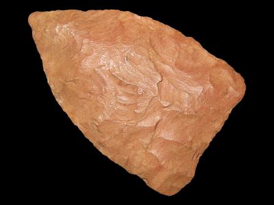1 3/4" Archaic/Woodland Arrowhead, Midland, Benton Co., Tennessee