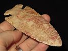 4 3/4” Thebes, Strawberry Flint, Found in Massac County, Illinois, Ex. Glen Leesman Collection Image - 5