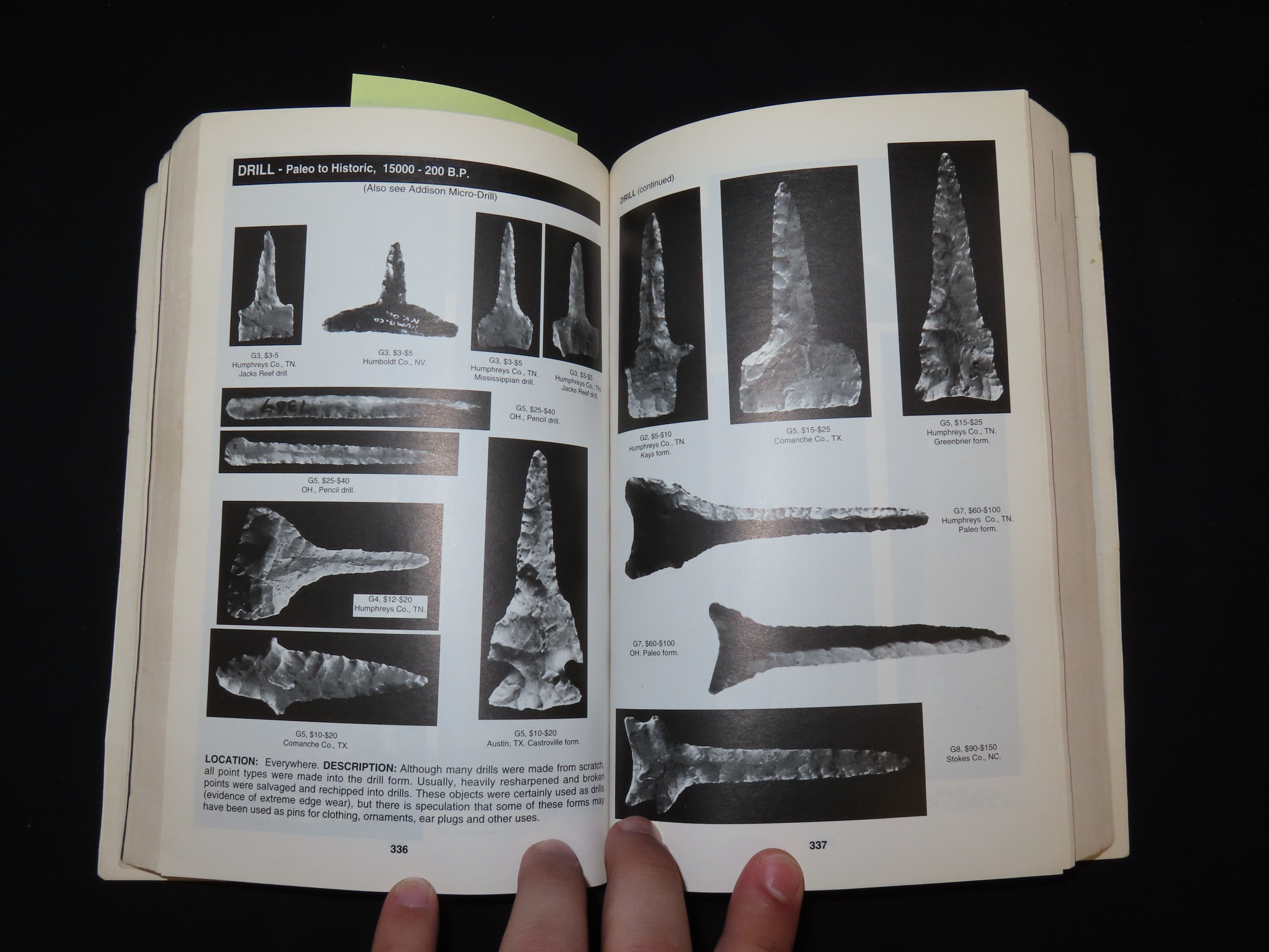 THE OVERSTREET INDIAN IDENTIFACTION AND PRICE GUIDE ARROWHEADS,FOURTH EDITION