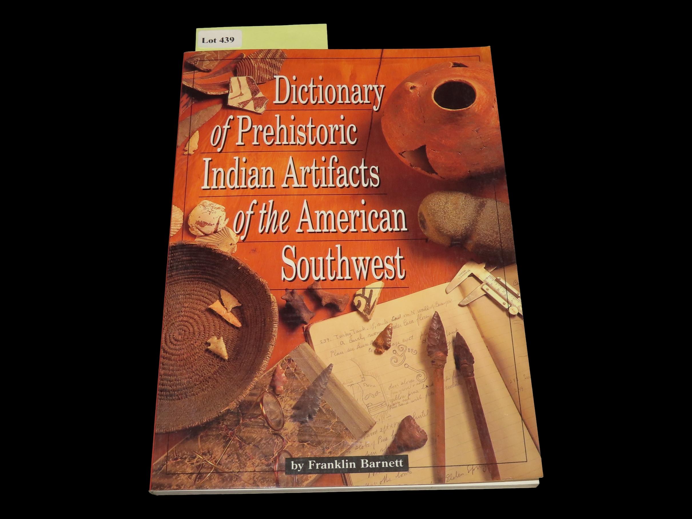 DICTIONARY OF PREHISTORIC INDIAN ARTIFACTS OF THE AMERICAN SOUTHWEST