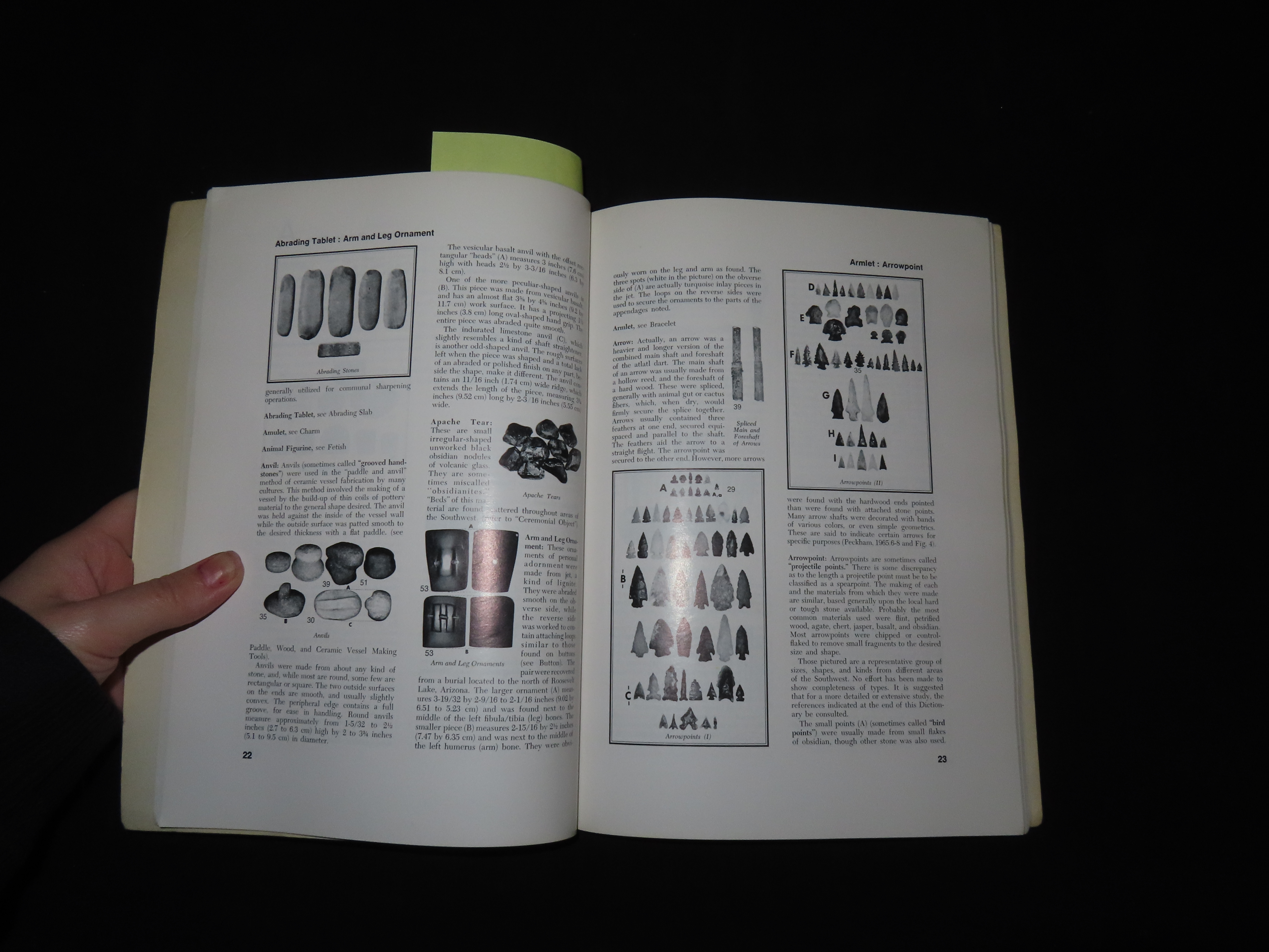 DICTIONARY OF PREHISTORIC INDIAN ARTIFACTS OF THE AMERICAN SOUTHWEST