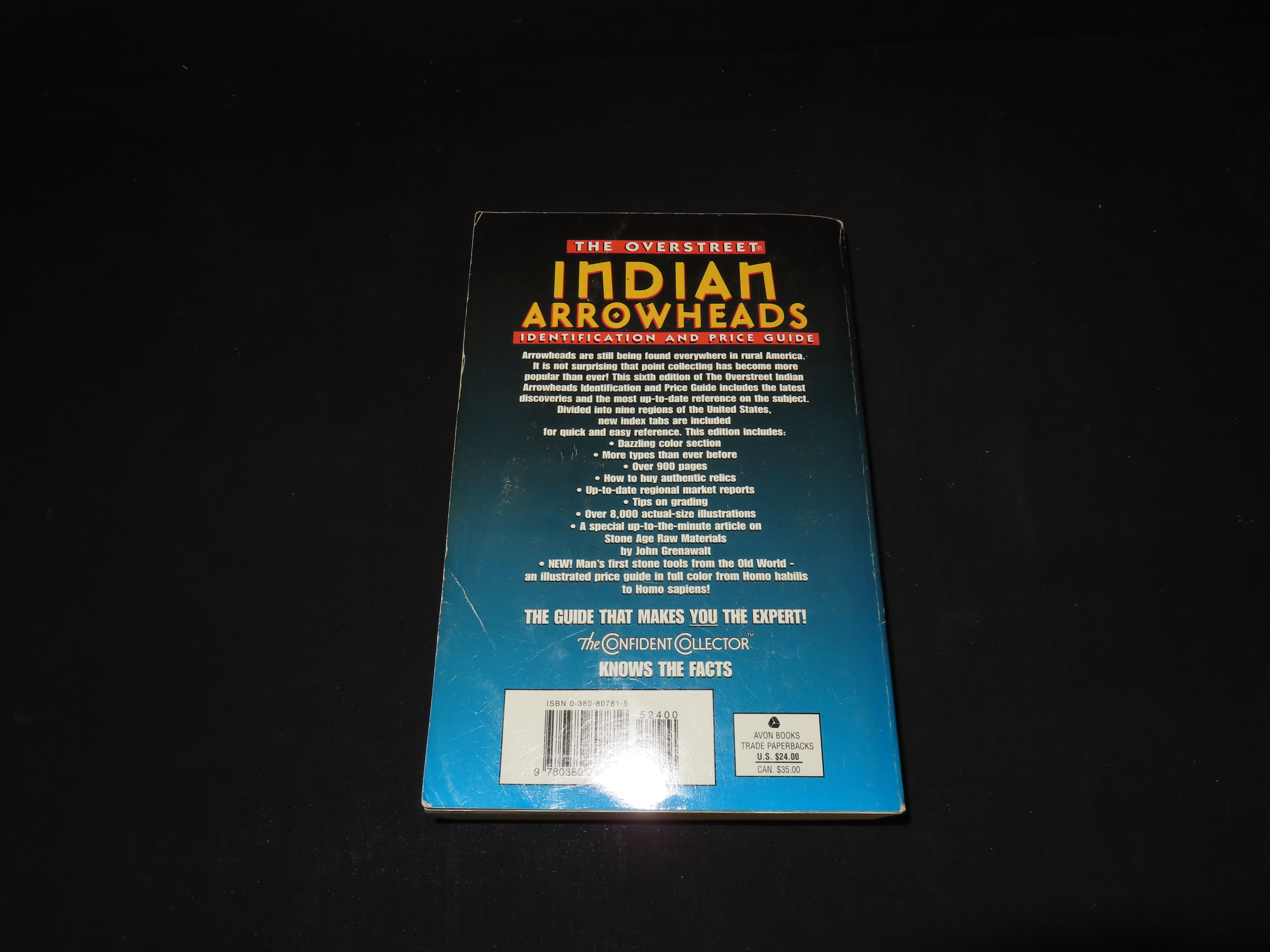 THE OVERSTREET INDIAN IDENTIFACTION AND PRICE GUIDE ARROWHEADS, SIXTH EDITION