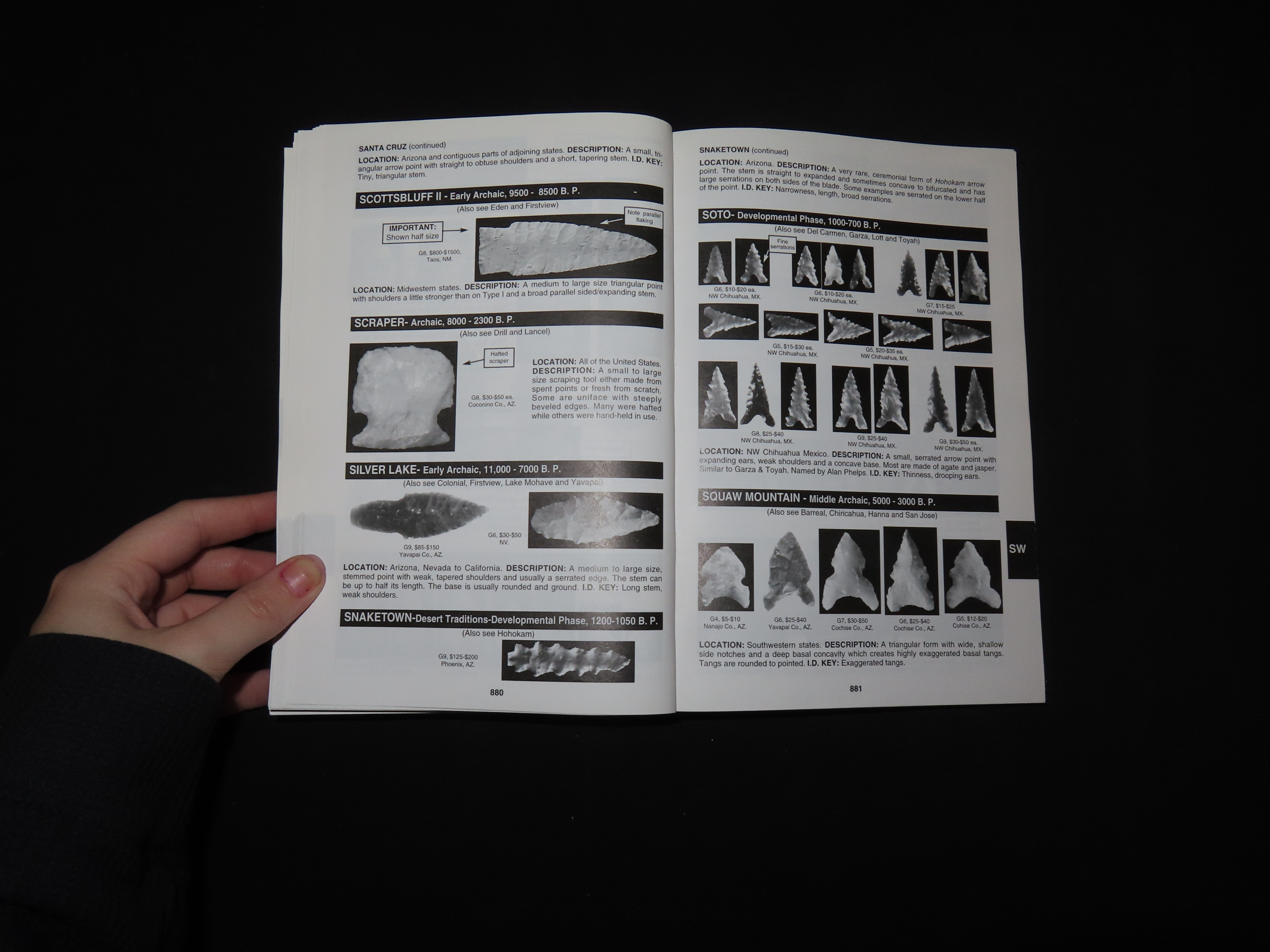 THE OVERSTREET INDIAN ARROWHEADS, IDENTIFICATION AND PRICE GUIDE,SEVENTH EDITION