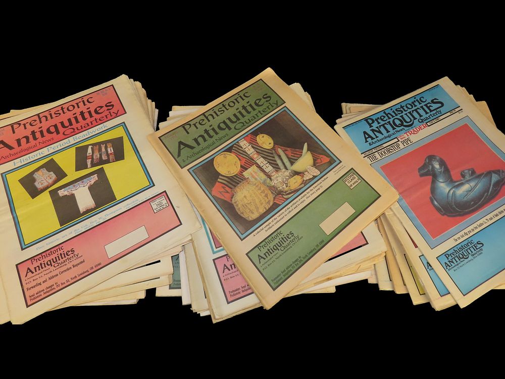 PREHISTORIC ANTIQUITIES AND ARCHAEOLOGICAL NEWS, LOT OF MULTIPLE NEWSPAPERS
