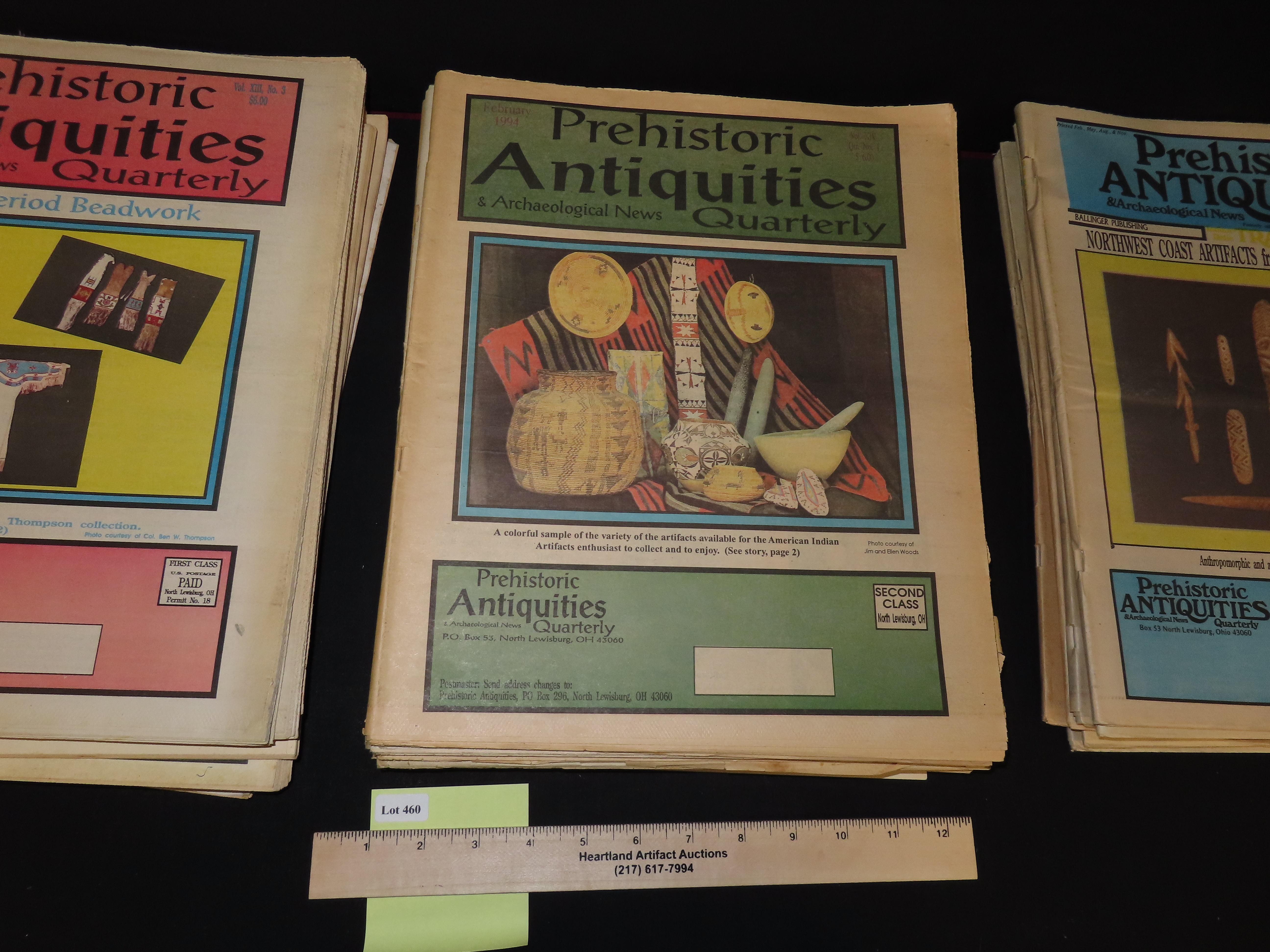 PREHISTORIC ANTIQUITIES AND ARCHAEOLOGICAL NEWS, LOT OF MULTIPLE NEWSPAPERS