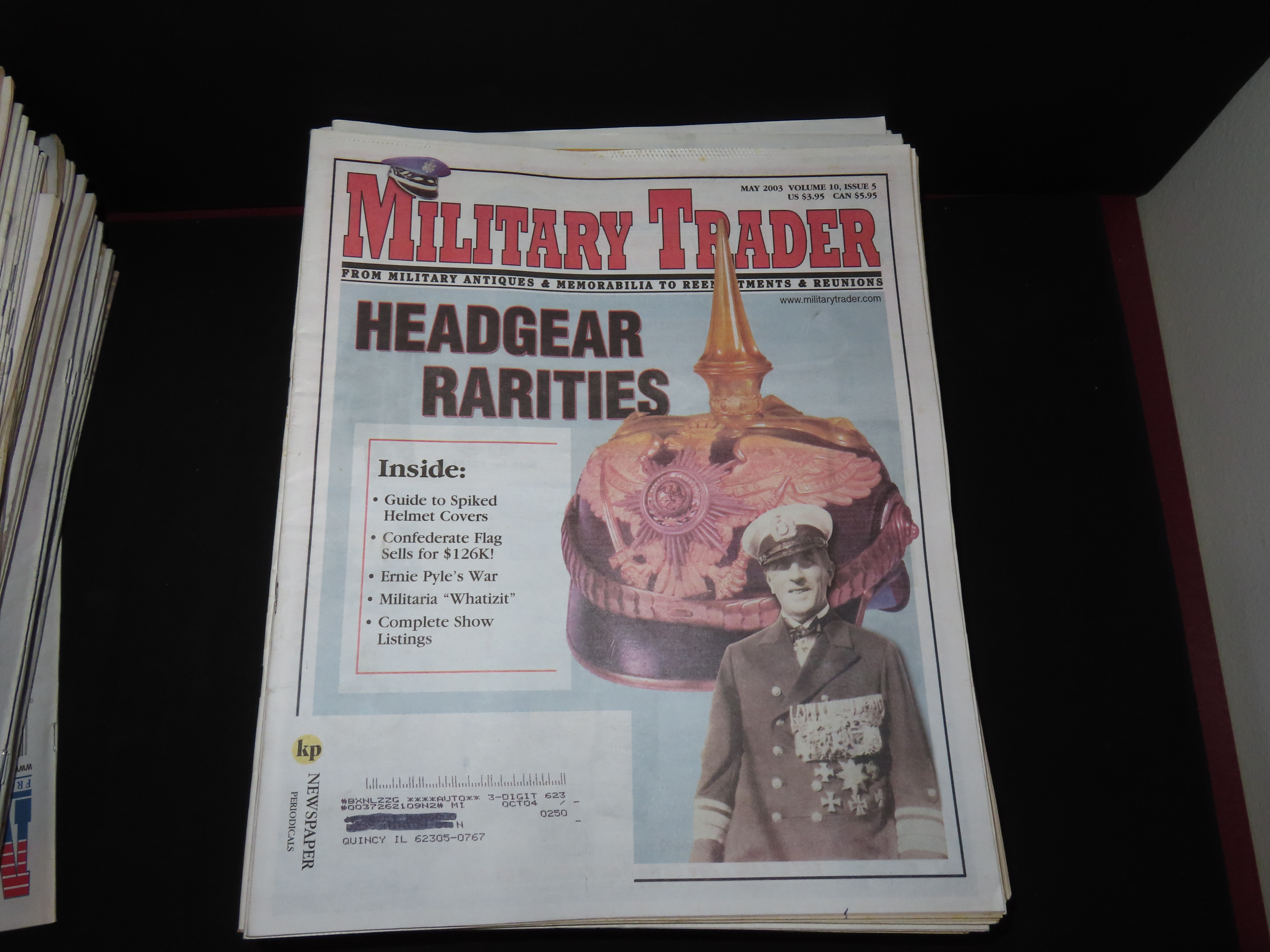 MILITARY TRADER FROM MILITARY ANTIQUES AND MEMORABILIA TO REENACTMENTS AND REUNIONS LOT OF 73