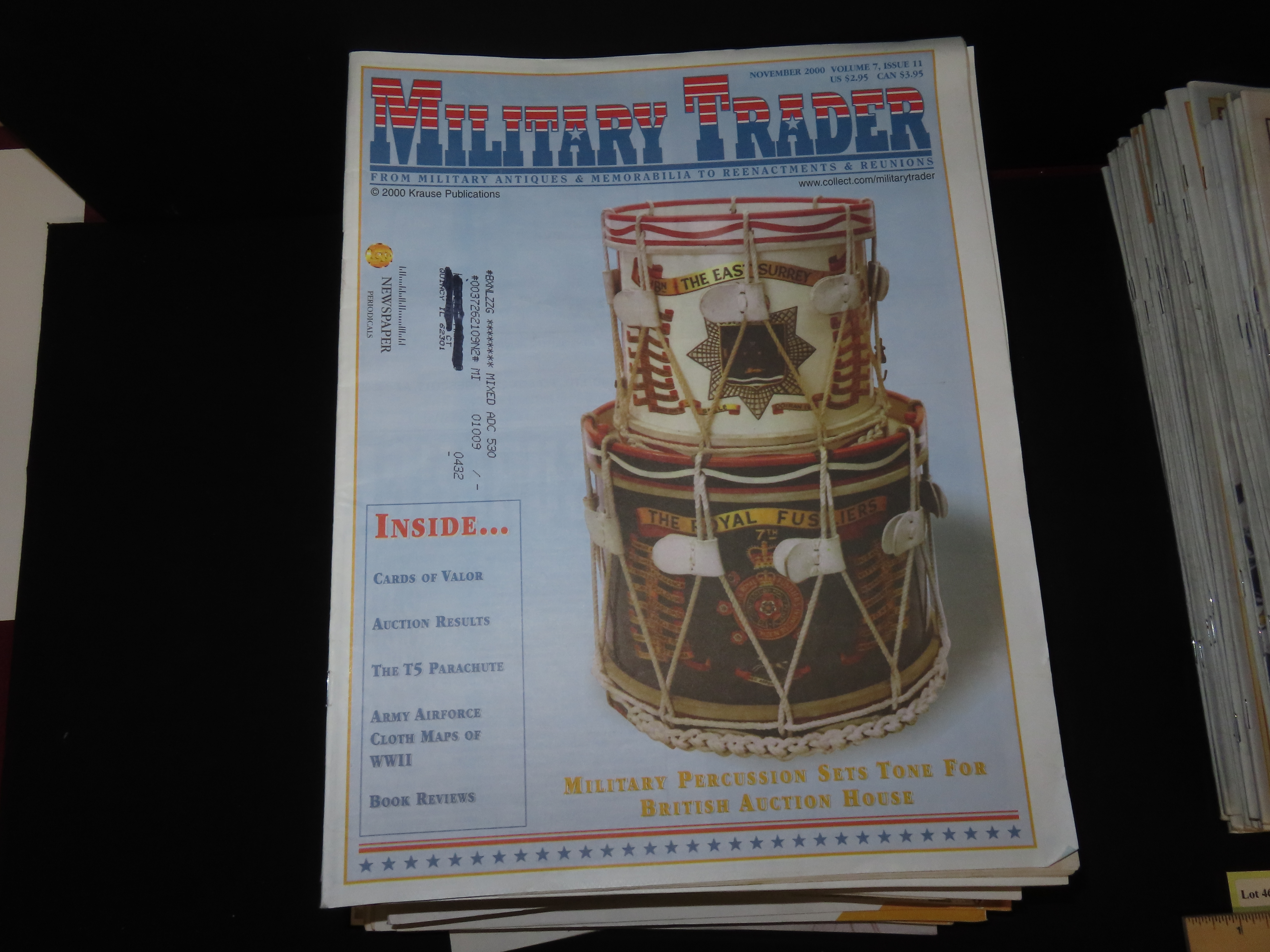MILITARY TRADER FROM MILITARY ANTIQUES AND MEMORABILIA TO REENACTMENTS AND REUNIONS LOT OF 73