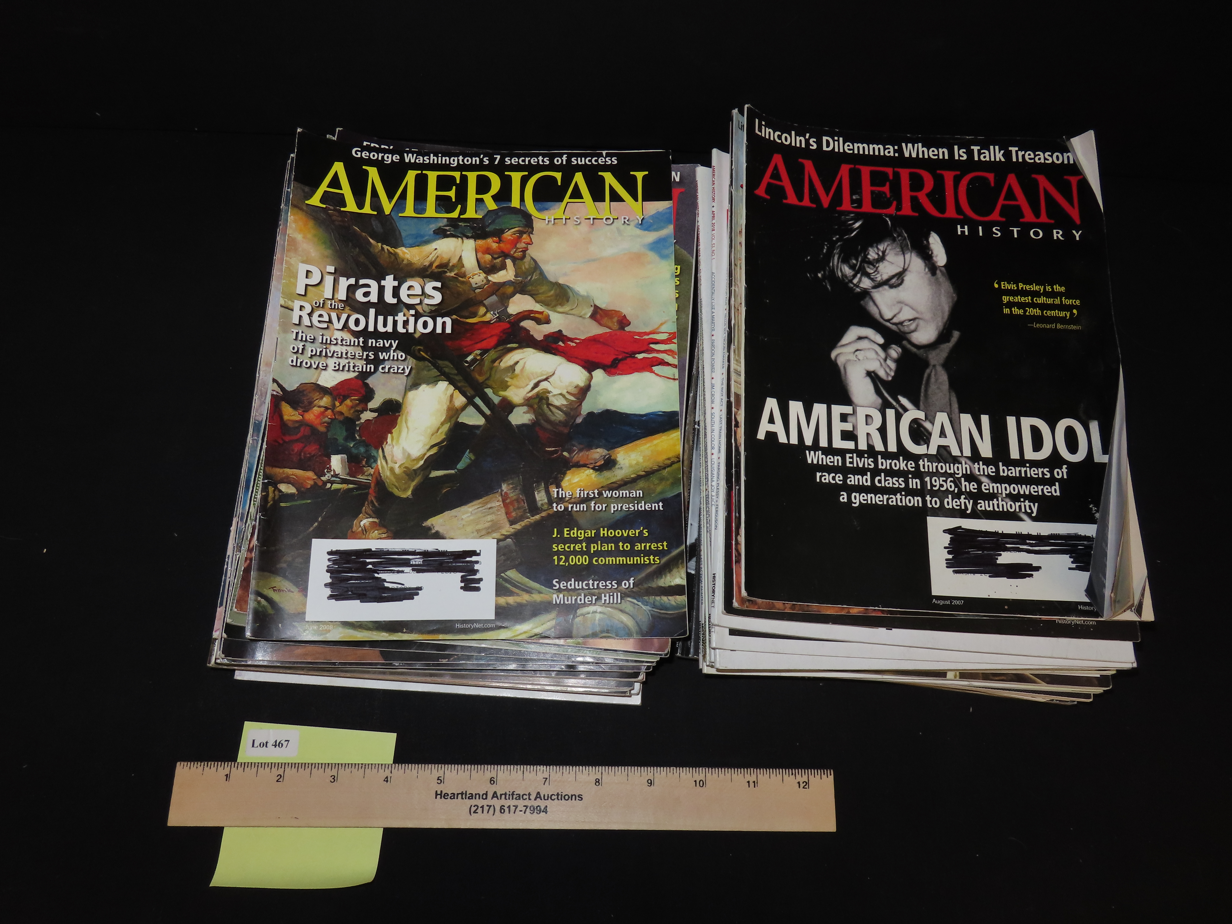 AMERICAN HISTORY LOT OF MULTIPLE MAGAZINES