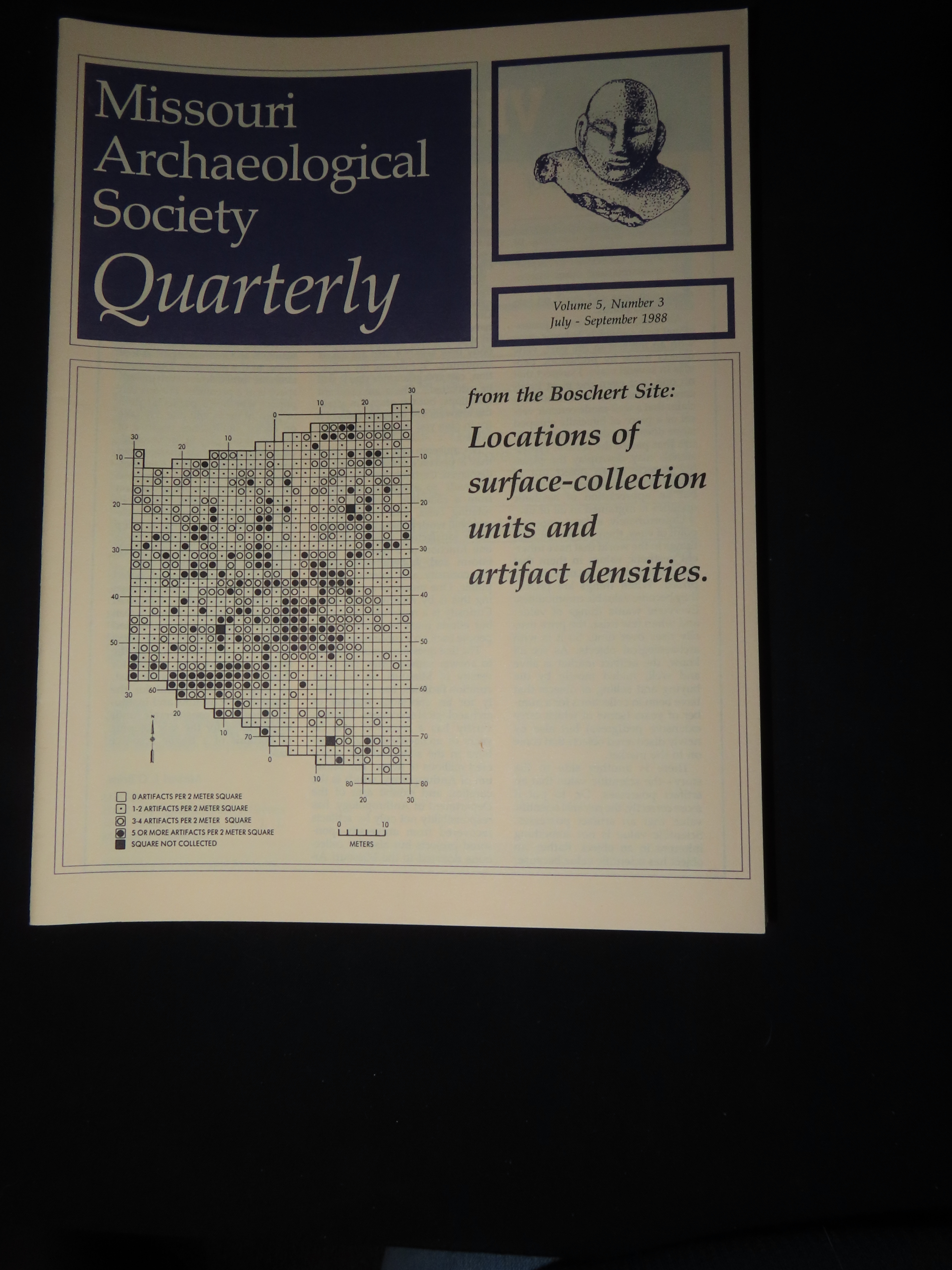MISSOURI ARCHAEOLOGICAL SOCIETY QUARTERLY, LOT OF MULTIPLES MAGAZINES