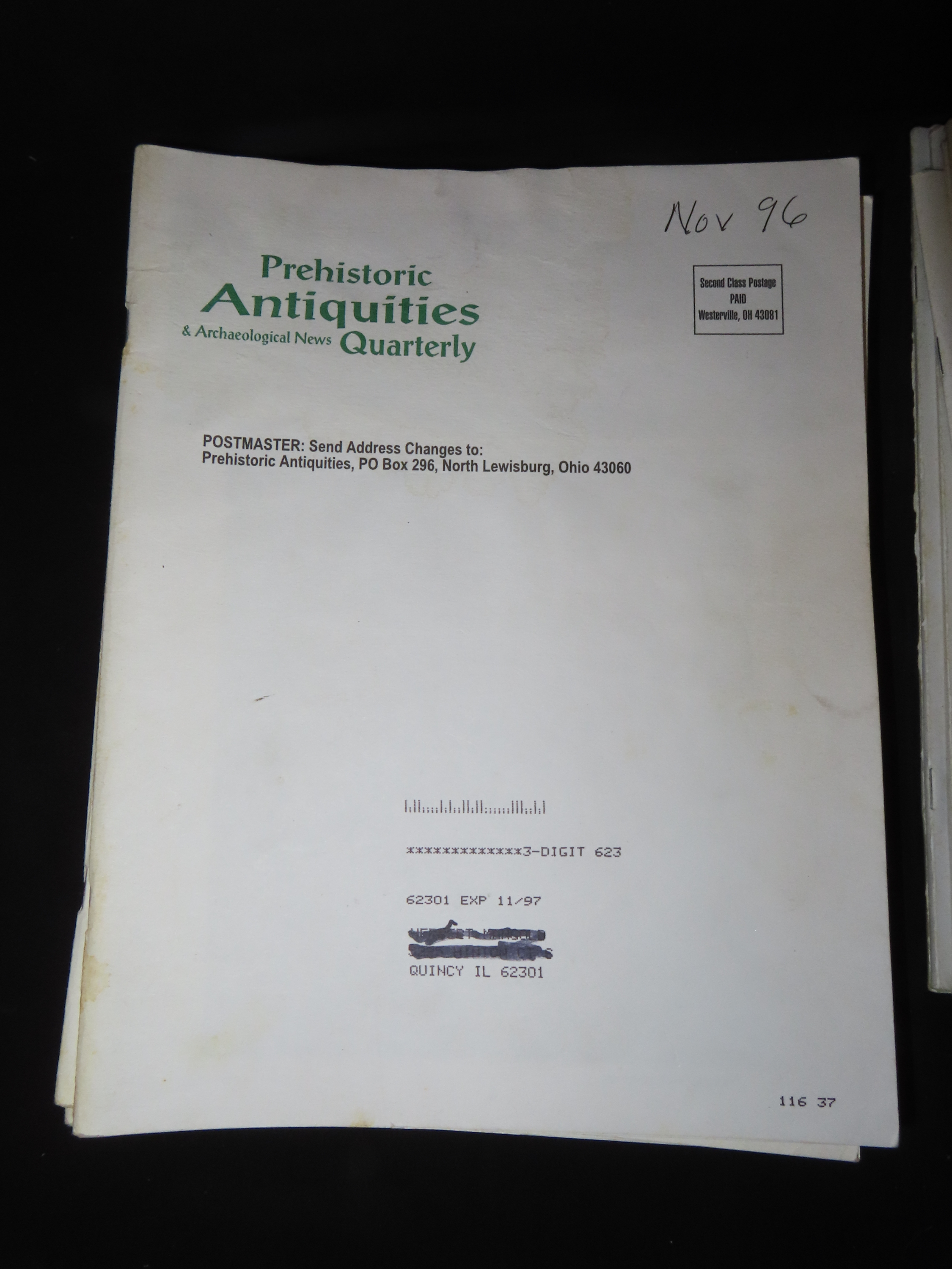 PREHISTORIC ANTIQUITIES AND ARCHAEOLOGICAL NEWS, LOT OF MULTIPLE MAGAZINES