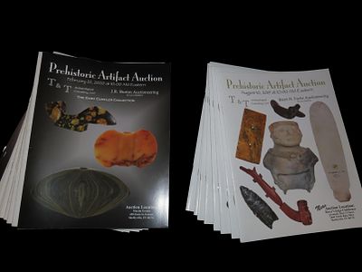PREHISTORIC ARTIFACT AUCTION, LOT OF MULTIPLE MAGAZINES