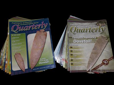 PREHISORIC ANTIQUITIES AND ARCHAEOLOGICAL NEWS QUARTERLY, LOT OF MULTIPLE MAGAZINES