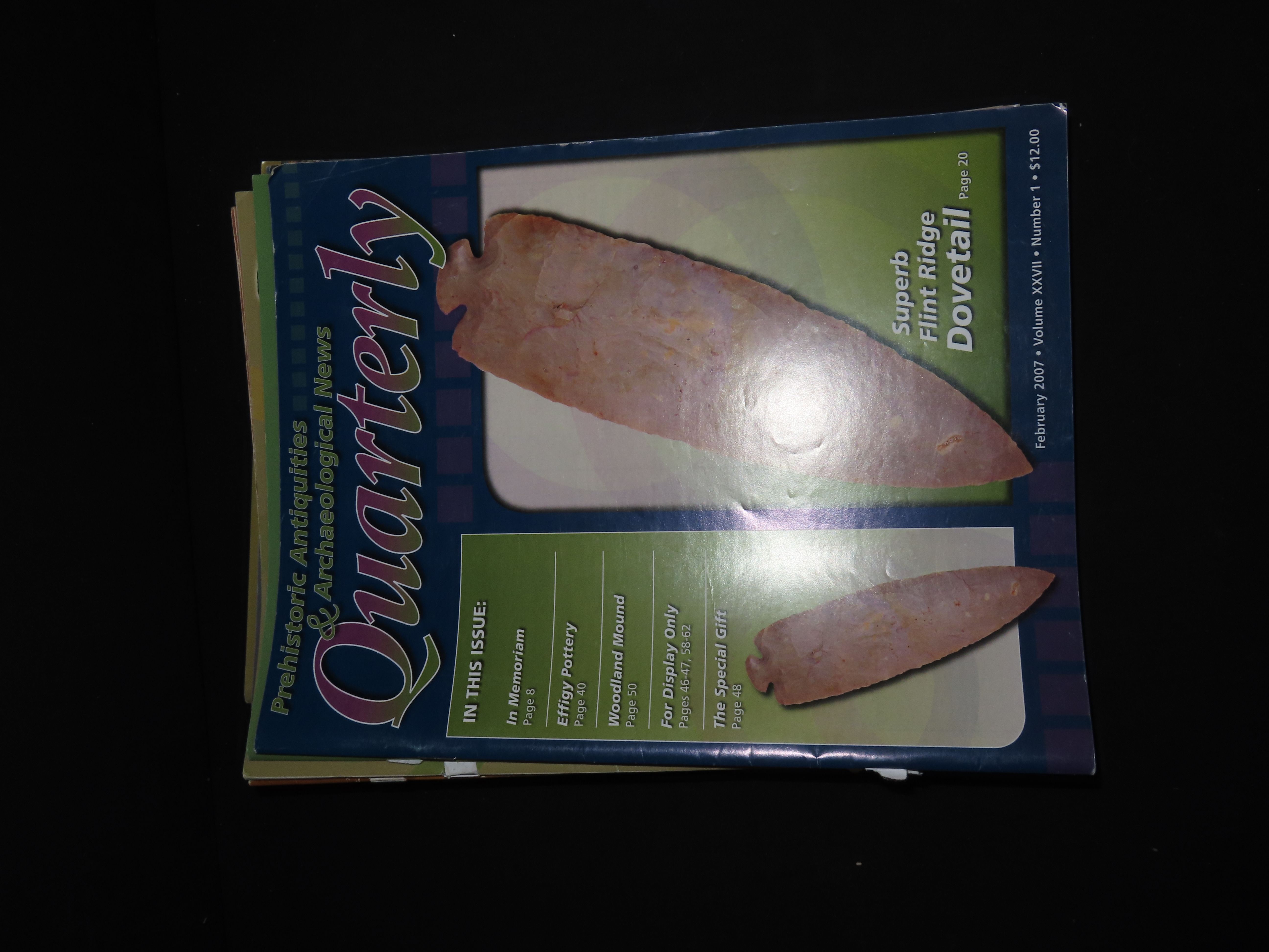 PREHISORIC ANTIQUITIES AND ARCHAEOLOGICAL NEWS QUARTERLY, LOT OF MULTIPLE MAGAZINES