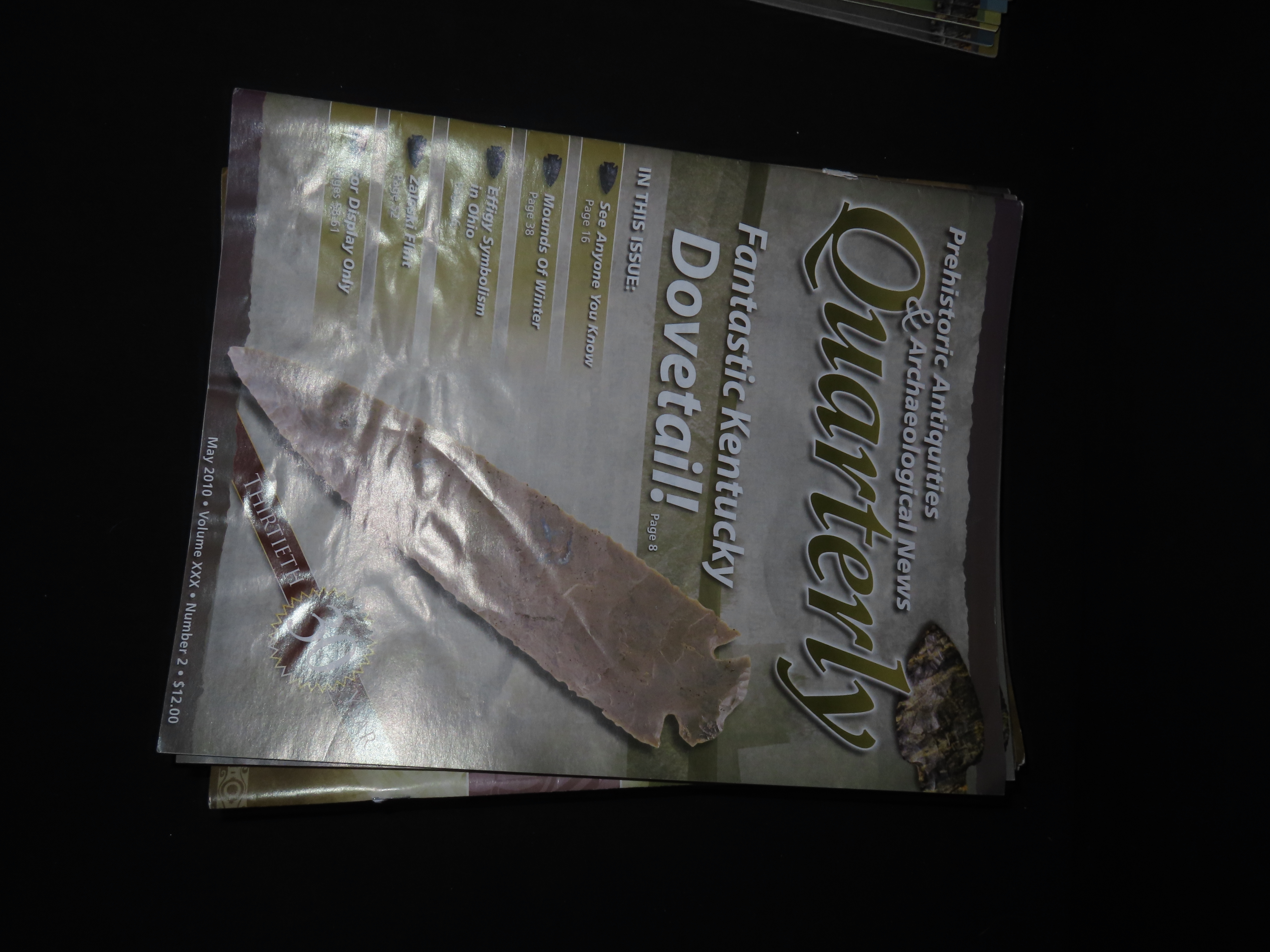 PREHISORIC ANTIQUITIES AND ARCHAEOLOGICAL NEWS QUARTERLY, LOT OF MULTIPLE MAGAZINES