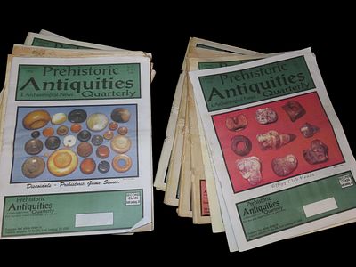 PREHISTORIC ANTIQUITIES AND ARCHAEOLOGICAL NEWS QUARTERLY, LOT OF MULTIPLE NEWSPAPERS