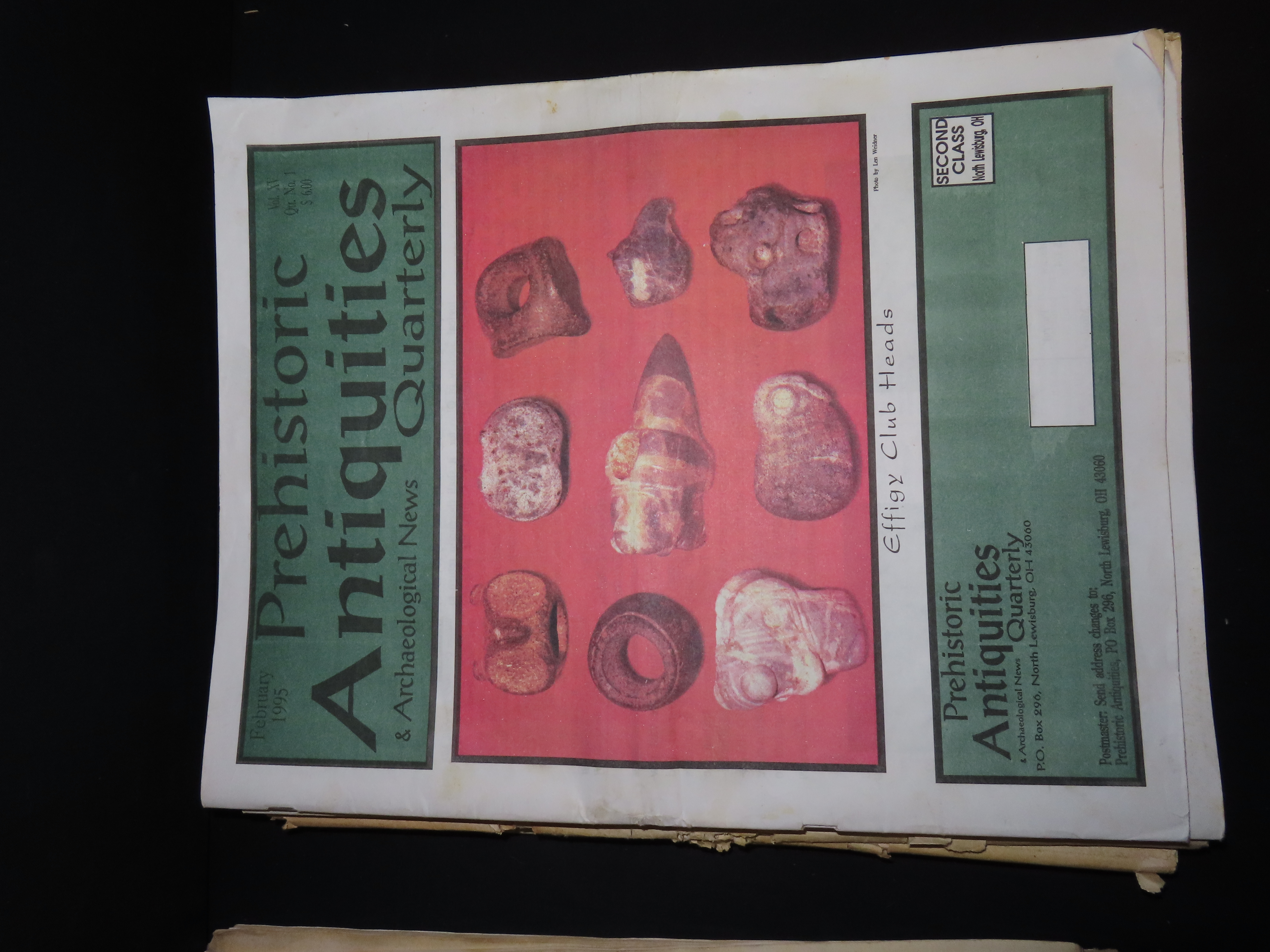 PREHISTORIC ANTIQUITIES AND ARCHAEOLOGICAL NEWS QUARTERLY, LOT OF MULTIPLE NEWSPAPERS