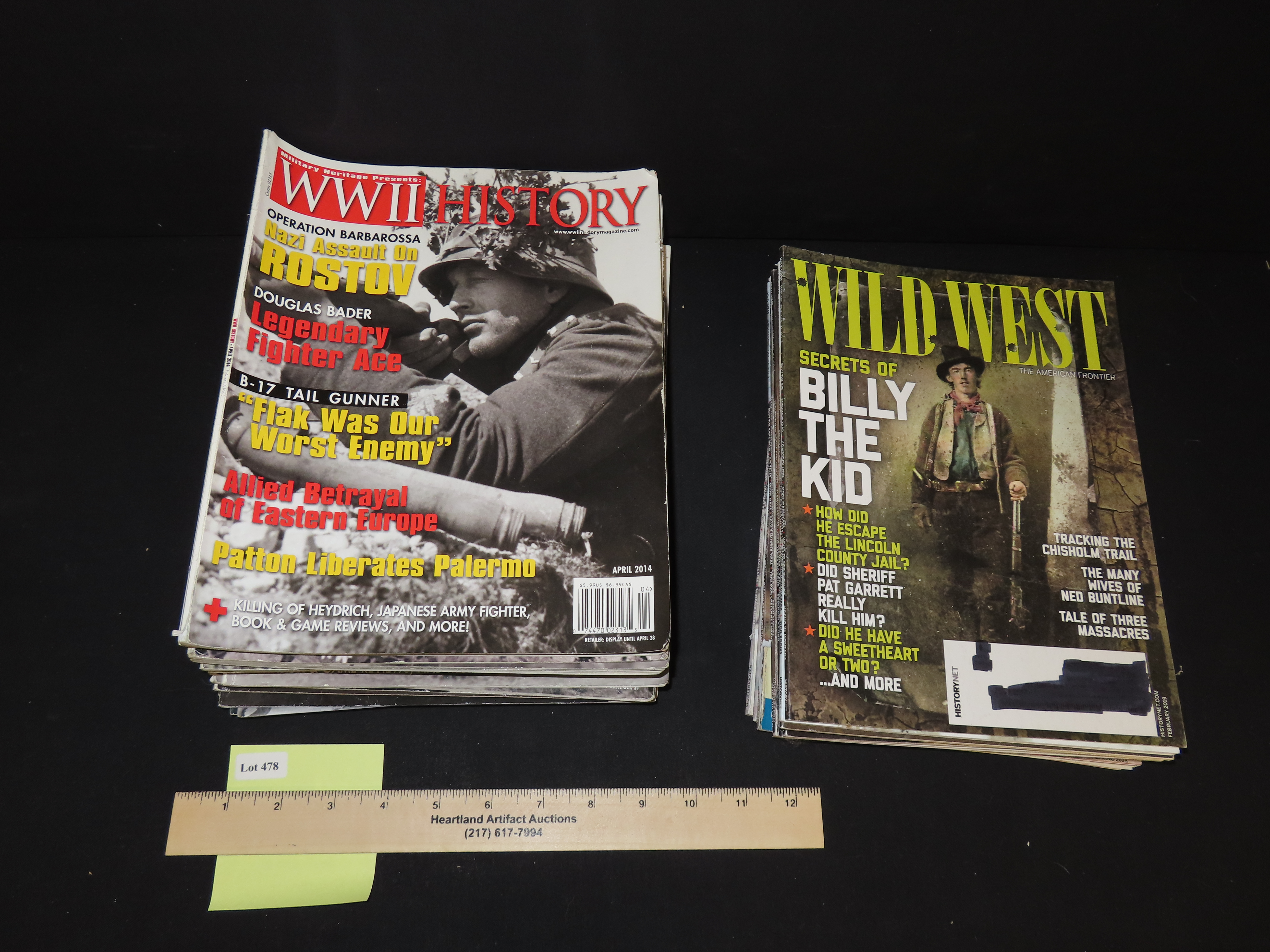 WORLD WAR II HISTORY LOT OF MULTIPLE MAGAZINES