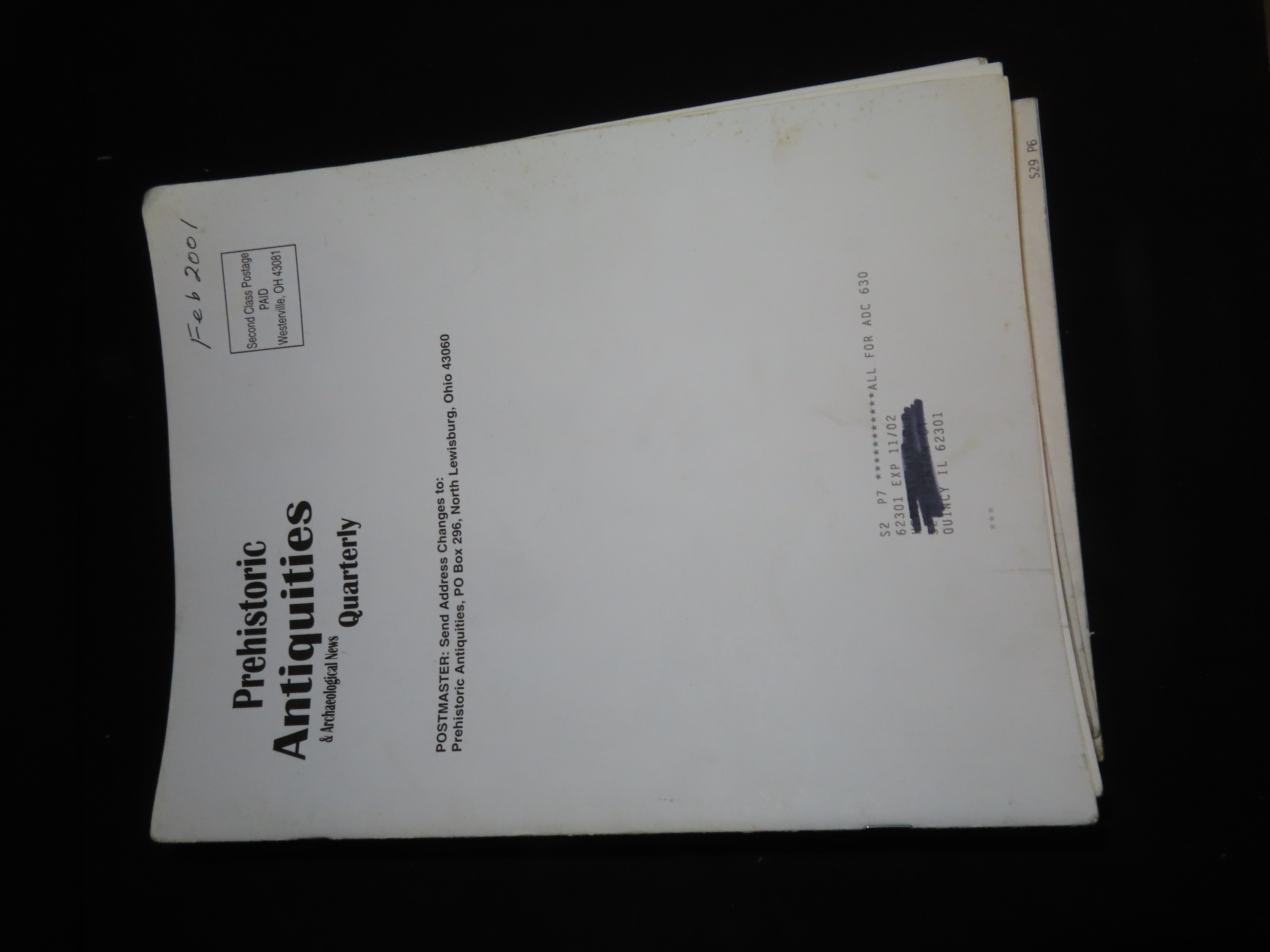 PREHISTORIC ANTIQUITIES AND ARCHAEOLOGICAL NEWS QUARTERLY, LOT OF MULTIPLE MAGAZINES