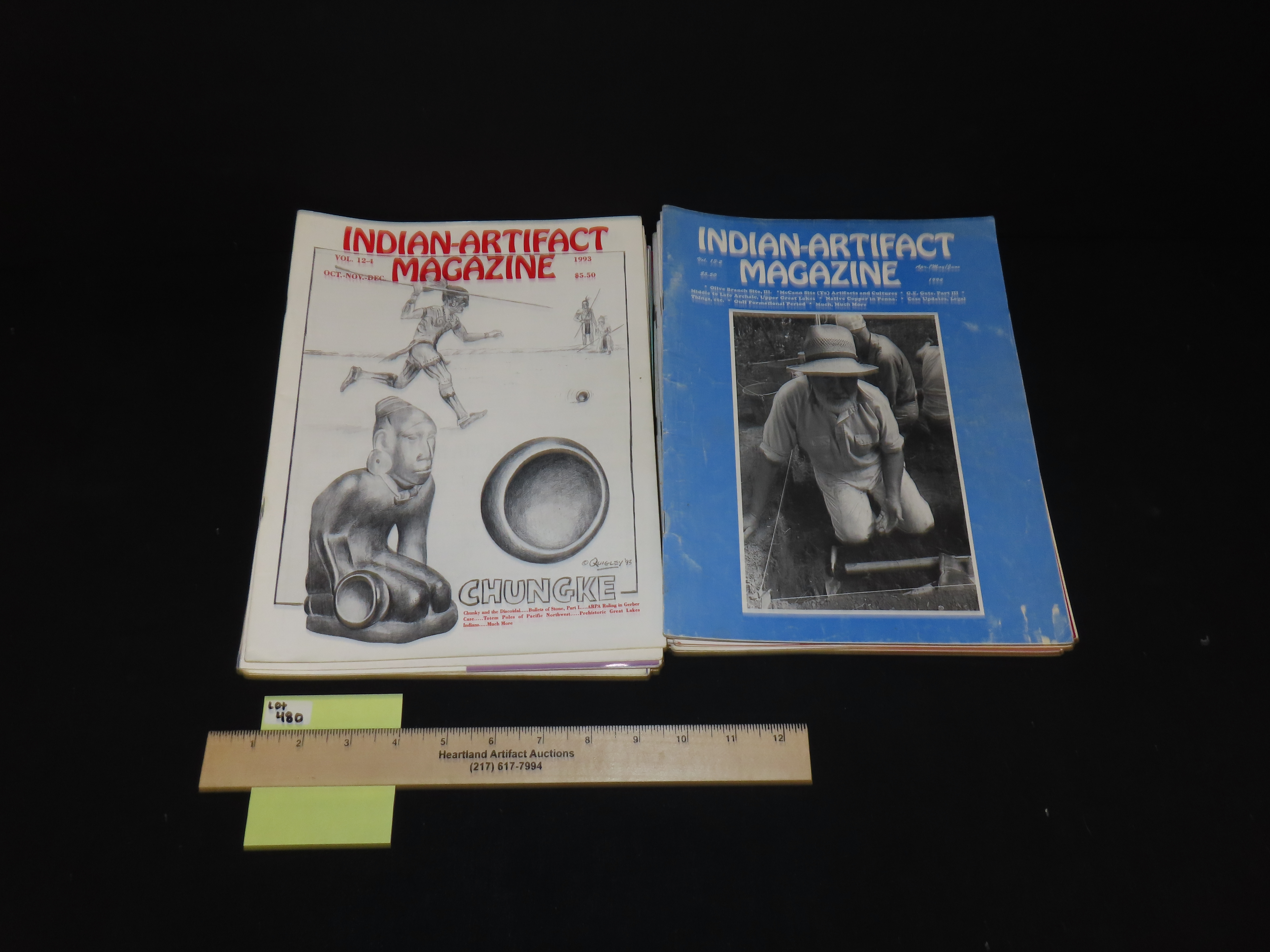INDIAN ARTIFACT MAGAZINE, LOT OF MULTIPLE MAGAZINES